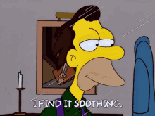 lenny i find it soothing jai alai the simpsons ball