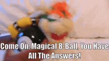 sml bowser magic 8 ball come on magical 8 ball you have all the answers answers