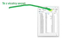a drawing of a computer screen with the words te z vicotry secret above it