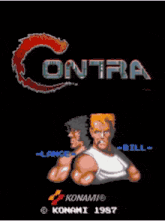 a video game screen shows a man holding a gun and the words insert coin on the bottom