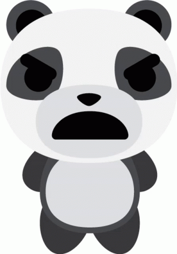 Angry Panda Angry Sticker - Angry Panda Angry - Discover & Share GIFs