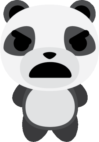 Angry Panda Angry Sticker - Angry Panda Angry Stickers