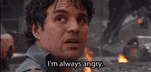 Always Angry GIF - The Avengers The Hulk Im Always Angry GIFs