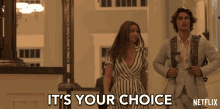 Its Your Choice Madelyn Cline GIF - Its Your Choice Madelyn Cline Sarah Cameron GIFs