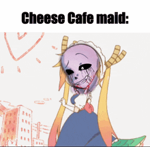Cheese Cafe Cheese Cafe Maid GIF - Cheese Cafe Cheese Cafe Maid Cheese Cafe Wholesome Maid GIFs