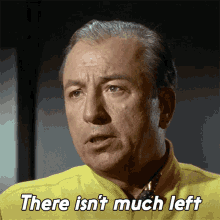 There Isnt Much Left Vanderberg GIF - There Isnt Much Left Vanderberg Star Trek GIFs