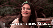 Its Called Cyberstalking Lindsey Kraft GIF - Its Called Cyberstalking Lindsey Kraft Allison GIFs