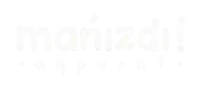 a black and white logo for manizdi !