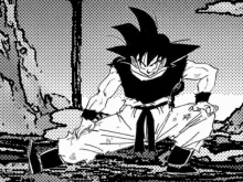 Goku Stretching GIF - Goku Stretching Manga GIFs