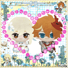 a picture of a boy and a girl with the word chillumi on the bottom right