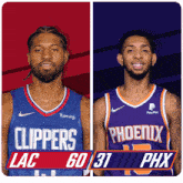 Los Angeles Clippers (60) Vs. Phoenix Suns (31) Half-time Break GIF - Nba Basketball Nba 2021 GIFs