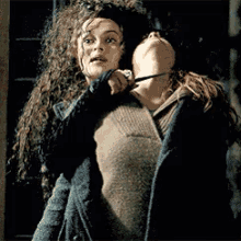 bellatrix harry potter hermione witch crazy