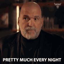 Pretty Much Every Night Bill Wennington GIF - Pretty Much Every Night Bill Wennington Chicago Bulls GIFs