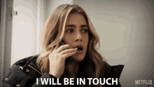 I Will Be In Touch Michaela Stone GIF - I Will Be In Touch Michaela Stone Melissa Roxburgh GIFs