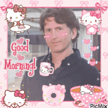 Good Morning Todd Howard GIF - Good Morning Todd Howard Hello Kitty GIFs