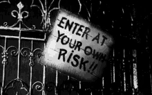 Enter At Your Own Risk GIF - Enter At Your Own Risk GIFs