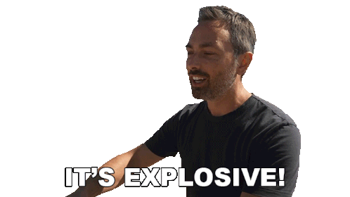 It'S Explosive Derek Muller Sticker - It'S Explosive Derek Muller Veritasium Stickers