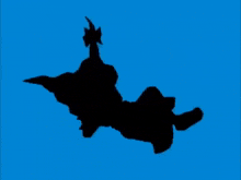 a silhouette of a person with a star on a pink background