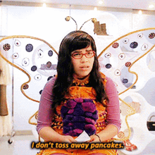 Ugly Betty I Dont Toss Away Pancakes GIF - Ugly Betty I Dont Toss Away Pancakes Pancakes GIFs