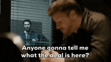 Anyone Gonna Tell Me What The Deal Is Here Seal Team GIF - Anyone Gonna Tell Me What The Deal Is Here Seal Team Jason Hayes GIFs