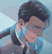 connor thinking sad detroit become human video game