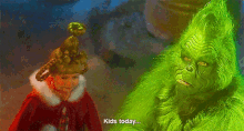 The Grinch Kids Today GIF