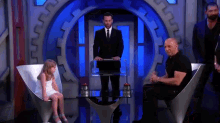 Vin Diesel Was Supposed To Let Her Win GIF - Vin Diesel Jimmy Kimmel Jimmy Kimmel Live GIFs