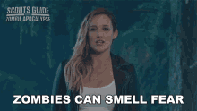Ombies Can Smell Fear Denise Russo GIF - Ombies Can Smell Fear Denise Russo Scouts Guide To The Zombie Apocalypse GIFs