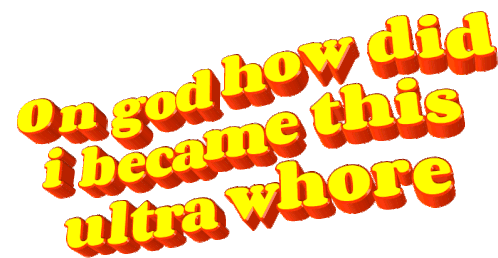 On God How Did I Became This Ultra Whore Sticker - On God How Did I Became This Ultra Whore How Did I Became This Stickers