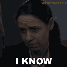 I Know Vera Bennett GIF - I Know Vera Bennett Wentworth GIFs