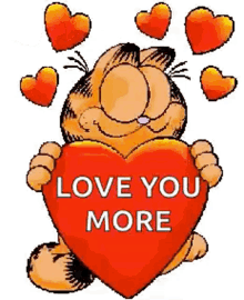 Garfield Love GIF - Garfield Love Hearts GIFs