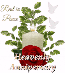 heavenly anniversary rest in peace