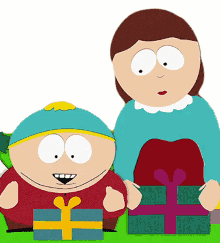 opening presents eric cartman south park s3e15 mr hankeys christmas classics