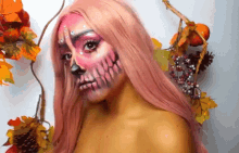 face painting debora spiga debby arts halloween makeup gaze
