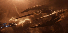 Starship Star Trek Picard GIF - Starship Star Trek Picard Flying Starship GIFs