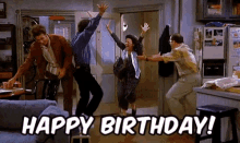 Happy Birthday Seinfeld GIF - Happy Birthday Seinfeld Happy Dance GIFs