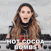 Hot Cocoa Bombs Rosanna Pansino GIF - Hot Cocoa Bombs Rosanna Pansino Cocoa GIFs