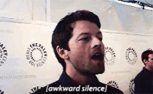 Awkward Silence GIF - Misha Collins Silence Awkward GIFs