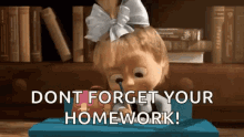 Dont Forget Your Homework Masha Medved GIF - Dont Forget Your Homework Masha Medved Back To School GIFs