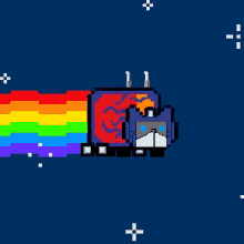 robot rainbow