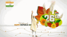happy republic day hands up celebrate