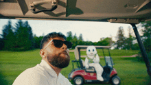 Driving A Golf Cart Karan Aujla GIF - Driving A Golf Cart Karan Aujla Jee Ni Lagda Song GIFs