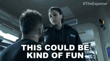 This Could Be Kind Of Fun Chandra Wei GIF - This Could Be Kind Of Fun Chandra Wei The Expanse GIFs