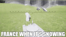 France When Its Snowing Tank GIF - France When Its Snowing Tank Snow GIFs