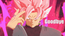 Goku Black Future GIF - Goku Black Future Goodbye GIFs