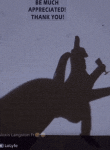 Ariana Grande Shadow Puppet GIF