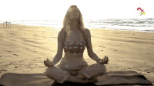 медитация медитирует медитирую медитировать брежнева GIF - Meditation Meditating Vera Brezhneva GIFs