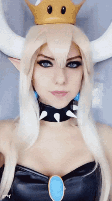 Bowsette Cosplay GIF - Bowsette Cosplay Goodsop GIFs