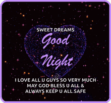 Good Night Heart GIF - Good Night Heart Sparkle GIFs