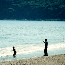 Father And Son About Time GIF - Father And Son About Time About Time Beach GIFs